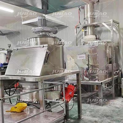 無塵投料篩分機案例